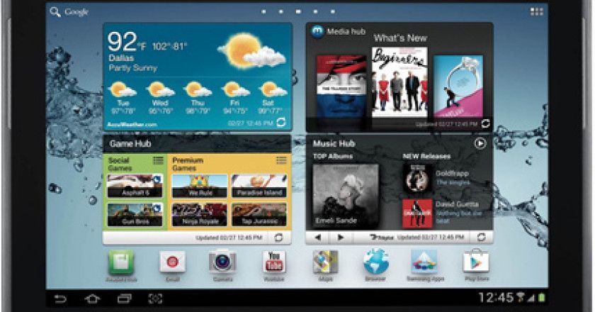 Samsung trabaja en tablets de 12 pulgadas